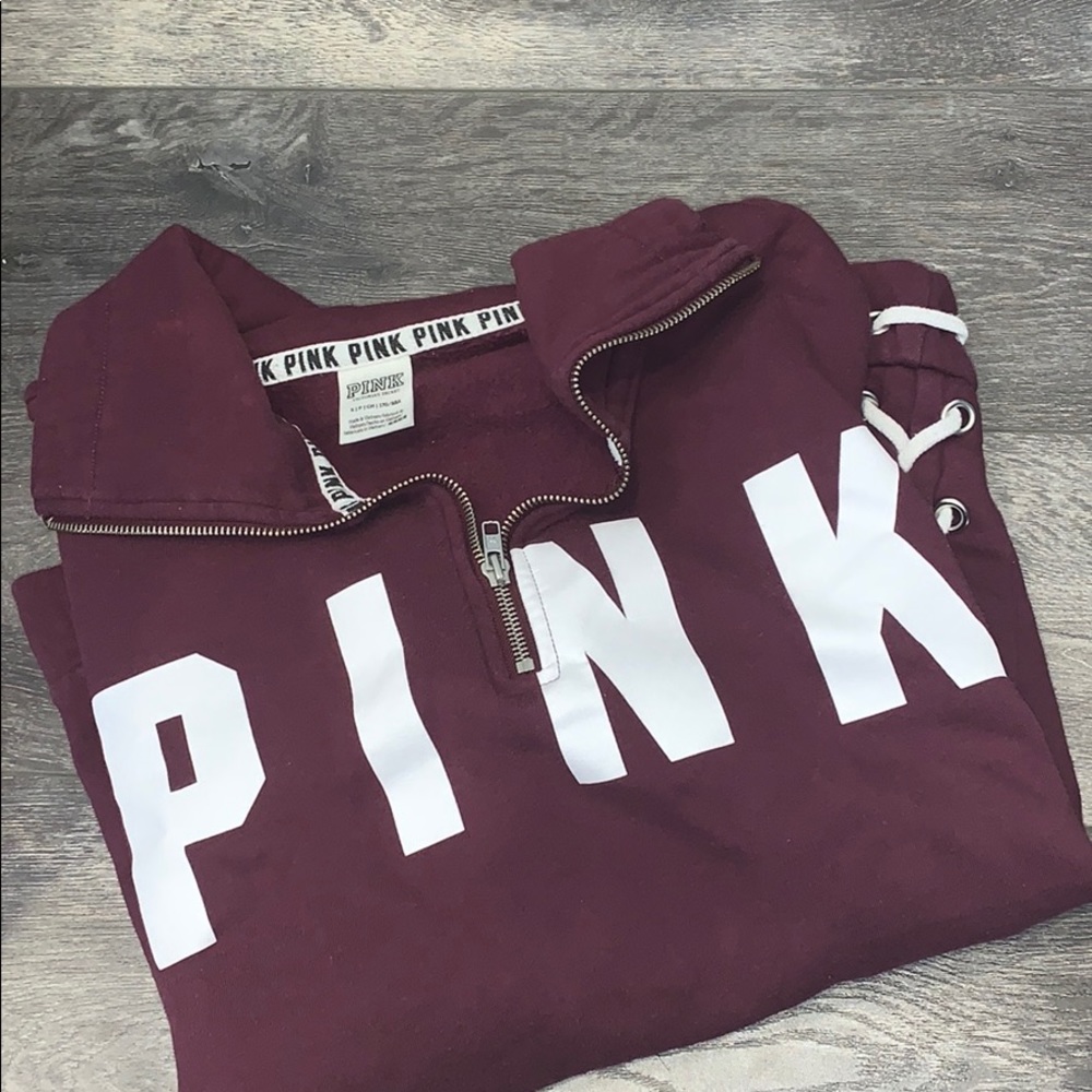 PINK MAROON SWEATSHIRT